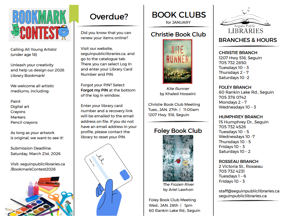 Jan 2026 Calendar Side B